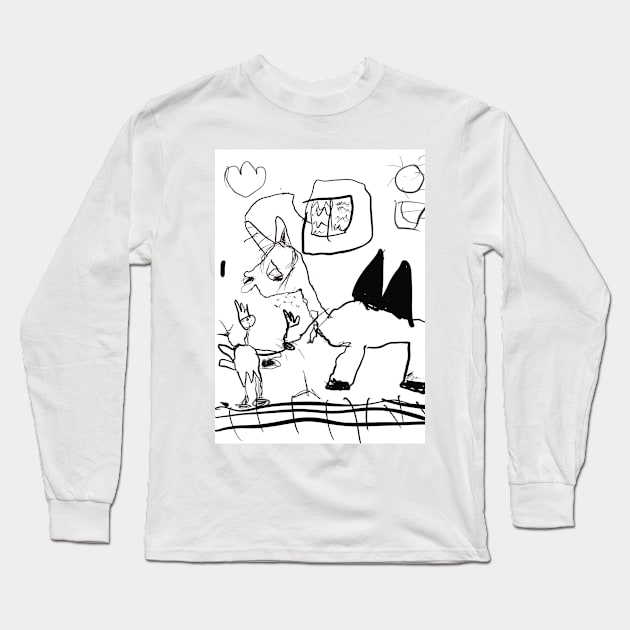 Pony my friends Long Sleeve T-Shirt by Colors of pasta